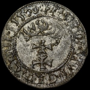 Sigismondo II Augusto, Szeląg 1550, Danzica - raro