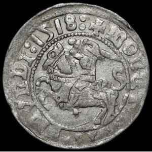 Zygmunt I Stary, Półgrosz 1518, Wilno - dwukropek