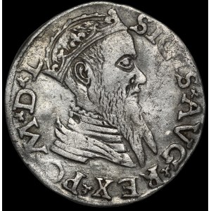 Sigismond II Auguste, deux gros, 1565, Vilnius - L/LITV - rare