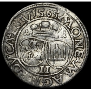 Sigismond II Auguste, deux gros, 1565, Vilnius - L/LITV - rare