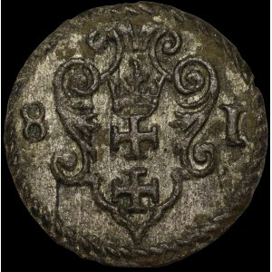 Stefan Batory, Denar 1581, Gdańsk