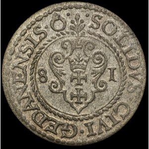 Stefan Batory, Szeląg 1581, Gdańsk