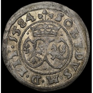 Stefan Batory, Szeląg 1584, Vilnius