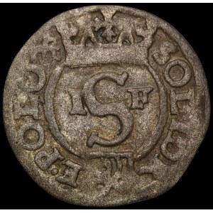 Zygmunt III Waza, Szeląg 1591 IF, Poznań - b. rzadki