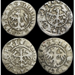 Jan I Olbracht, Półgrosz Kraków - Orły - zestaw (szt. 4)