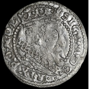 Zygmunt III. Vasa, groš z roku 1606, Krakov – kříž – velmi vzácný