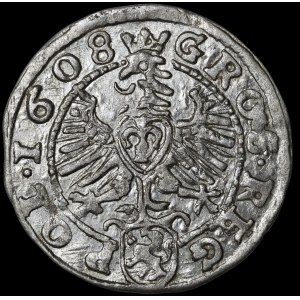 Zygmunt III Waza, Grosz 1608, Kraków - gwiazdki