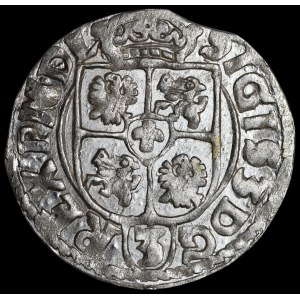 Sigismund III Vasa, 1614 Półtorak, Bydgoszcz - A man in armor on the shield, SIGIS - beautiful