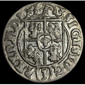 Sigismund III. Wasa, Półtorak 1624, Bydgoszcz – ein Bär auf einem Zierschild