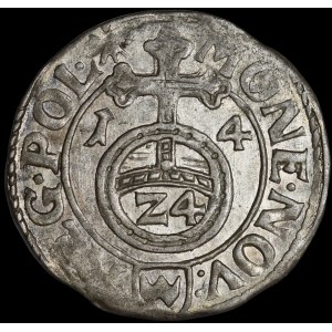 Zygmunt III Waza, Półtorak 1614, Kraków - Orzeł - b. rzadki