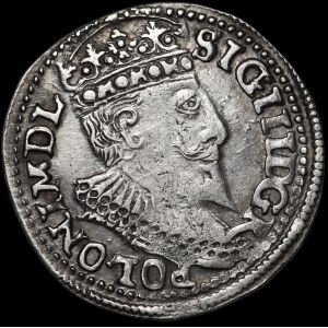 Zygmunt III Waza, Trojak 1596, Olkusz - POLONI