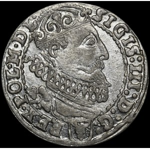 Sigismund III Vasa, 1627 Six-Reale, Kraków—beautiful