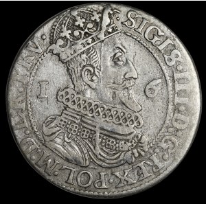 Sigismondo III Vasa, Ort 1623, Danzica – doppia data, PRV – raro