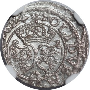 Sigismund III Vasa, Szeląg, 1624, Vilnius—full date: 1624—beautiful