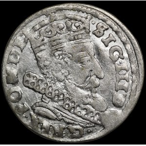 Sigismund III. Wasa, Groschen 1606, Krakau – Büste ohne Rahmen