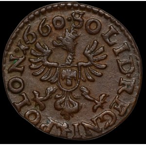 John II Casimir, Crown Szeląg, 1660 TLB, Ujazdów—beautiful