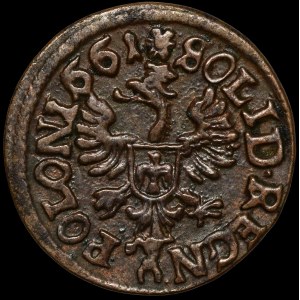Jan II Kazimierz, Szeląg koronny 1661 TLB, Ujazdów