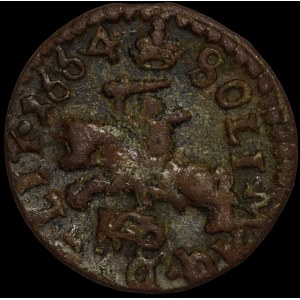 John II Casimir, Lithuanian Szeląg, 1664, Vilnius