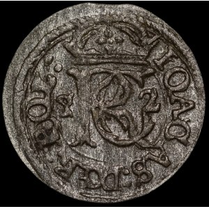 Jan II Kazimierz, Szeląg 1652, Wilno - data przy monogramie - rzadszy