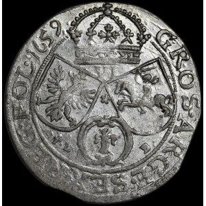 John II Casimir, 1659 TLB Six-Reichsthaler, Kraków—a rarer piece