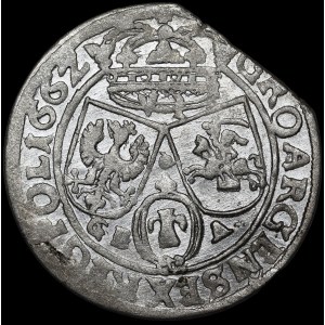 Jean II Casimir, 1662 GBA, Lviv – variante – très beau