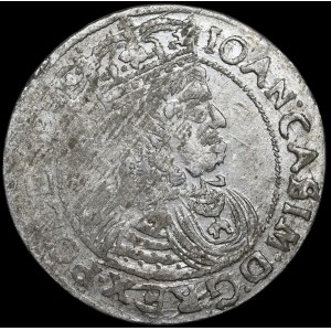 Jan II. Kazimierz, Šóstak 1663 AcpT, Lvov – vzácný