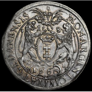 John II Casimir, Ort 1660, Gdańsk - IOH - a variation of the shoulder guard