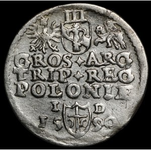 Zygmunt III Waza, Trojak 1590, Olkusz