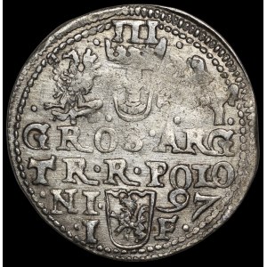 Sigismond III Vasa, Trojak de 1597, Olkusz - POLONI - variante
