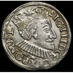 Sigismond III Vasa, Trojak 1591, Poznań – couronne aux lys, SIG III