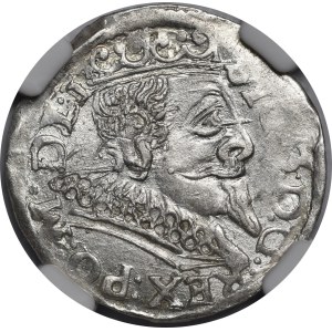 Sigismond III Vasa, Trojak 1597, Poznań - brindille, SIG 3