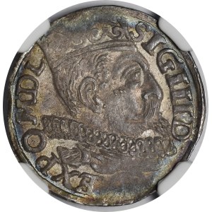 Zygmunt III Waza, Trojak 1599, Poznań - P z lewej - kropki