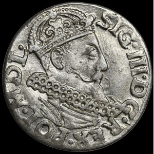 Sigismondo III Vasa, Trojak 1619, Cracovia - bellissimo