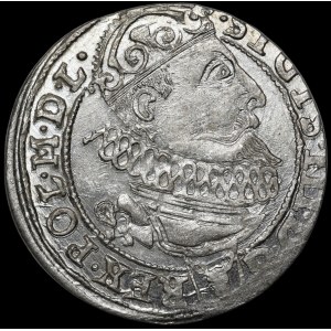 Sigismund III Vasa, Six-Realer, 1627, Kraków—beautiful