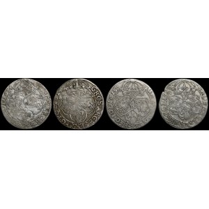 Sigismondo III Vasa, Szóstak 1624-1626, Cracovia - set (4 pezzi)