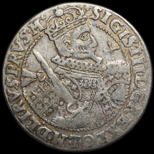 Sigismondo III Vasa, Ort 1623, Bydgoszcz - PRVS M - asterischi - raro