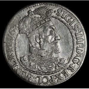 Sigismond III Vasa, Ort 1618, Gdańsk - patte d'ours