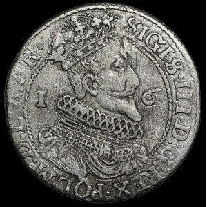 Sigismond III Vasa, Ort 1624/3, Gdańsk – date percée, PR – variante