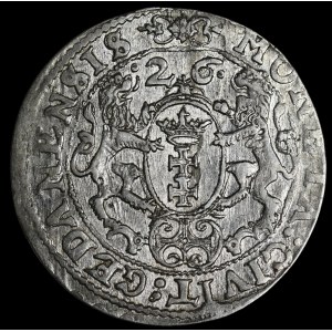 Zygmunt III. Vasa, Ort 1626/5, Gdaňsk – úzký řetízek, P – vzácnější a velmi pěkný