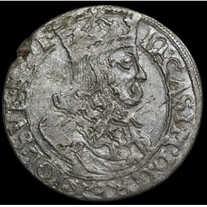 John II Casimir, 1663 AT six-real, Kraków—very rare