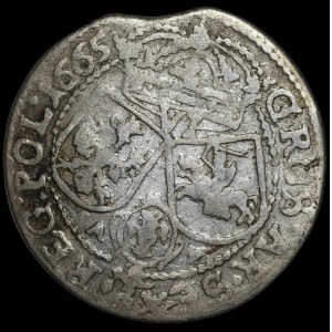 Giovanni II Casimiro, Szóstak 1665 AT, Cracovia – più raro