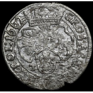John II Casimir, Sixpence, 1662 TT, Bydgoszcz—a rarer piece