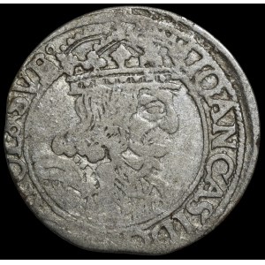 Giovanni II Casimiro, Szóstak 1661 GBA, Leopoli – l’anello conclude l’iscrizione – molto raro
