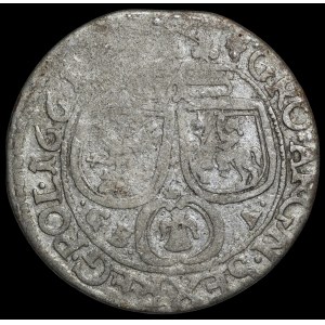 Giovanni II Casimiro, Szóstak 1661 GBA, Leopoli – l’anello conclude l’iscrizione – molto raro