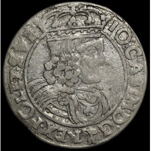 Jan II. Kazimierz, Šóstak 1662 GBA, Lvov – vzácný
