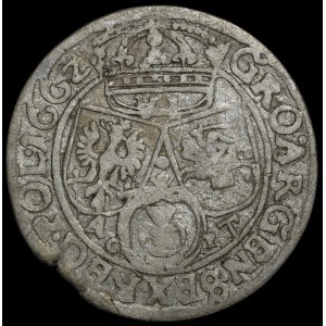 Jan II. Kazimierz, Šóstak 1662 AcpT, Lvov – vzácný