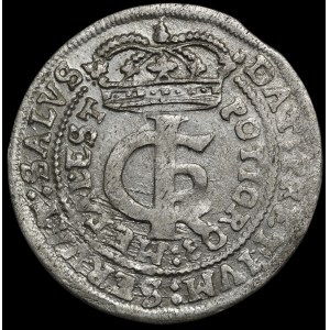 John II Casimir, Triumph 1664 AT, Kraków—SERVAT and METALO errors—rare and very nice