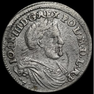 Jan III Sobieski, Ort 1677 MH, Bydgoszcz - rzadki