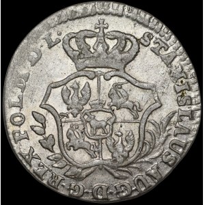 Stanisław August Poniatowski, 2 grosze srebrne 1767 FS, Warszawa - b. ładne