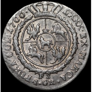 Stanisław August Poniatowski, Złotówka 1766 FS, Warszawa